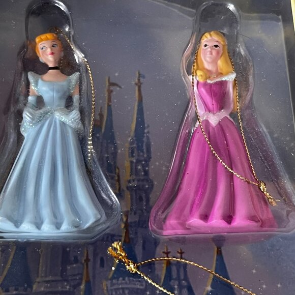 Disney Princess Collection Storybook Ornament Set of 6 Ariel Belle Cinderella - Picture 7 of 13